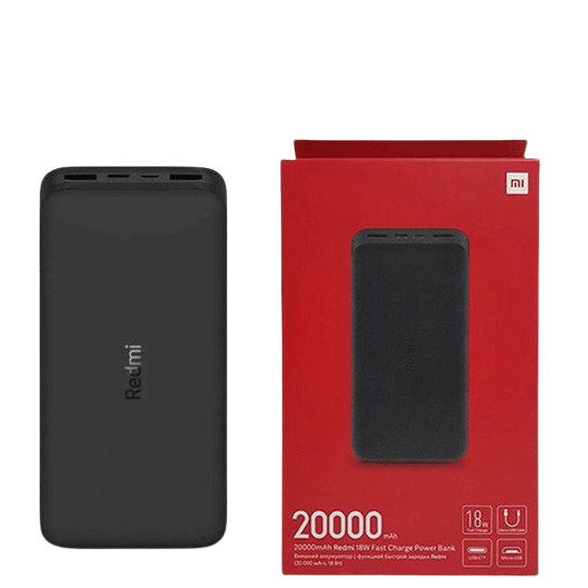 20000mAh Redmi 18W Fast Charge Power Bank
