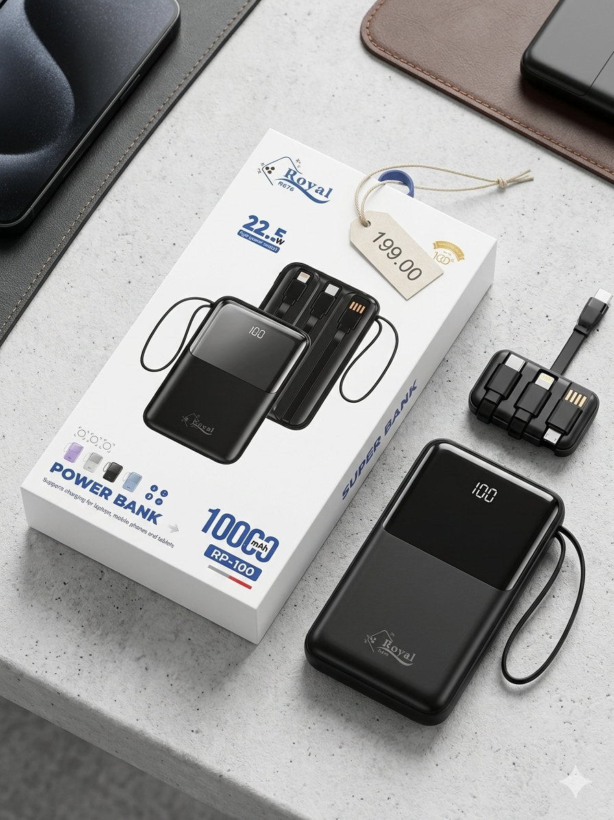 Royal Power Bank 10000 mAh 22,5W