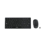 Pack Clavier et Souris Sans Fil Royal FR901 Multimedia Mini Noir